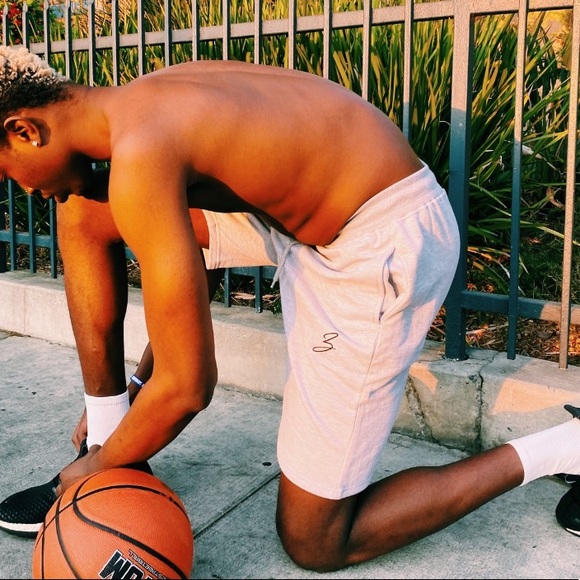 Lounge shorts grey - Picture 2 of 3